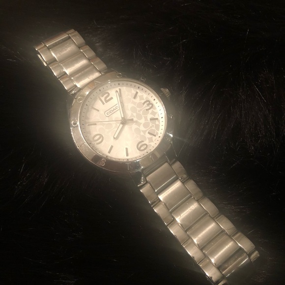 Authentic Coach Silver Watch - Picture 2 of 4